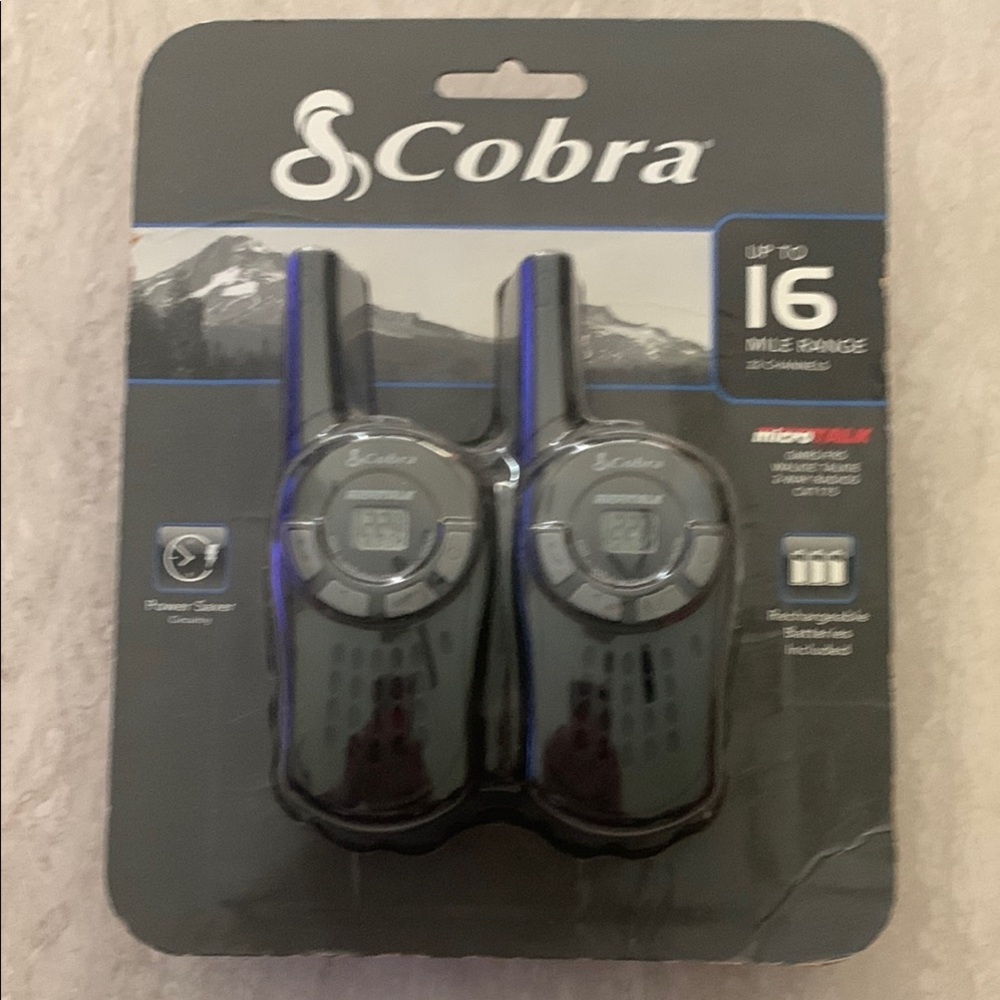Cobra Black Walkie Talkies